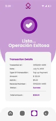 Pantalla de resultado exitoso de la validación exprés